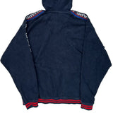Chaps Ralph Lauren Spellout Fleece - Large Navy Cotton Blend