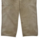 Dickies Carpenter Trousers - 34W 30L Beige Cotton