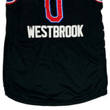 Oklahoma City Thunder Adidas #0 Russel Westbrook Jersey - Large Black Polyester