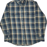 Timberland Checked Flannel Shirt - XL Beige Cotton