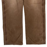 Dickies Carpenter Pants - 35W 28L Brown Cotton