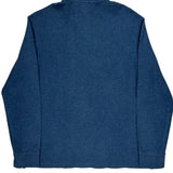 Polo By Ralph Lauren 1/4 Zip - Large Blue Cotton