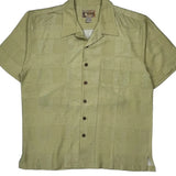 Platinum Hawaiian Shirt - Large Beige Silk
