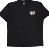 Boots On The Ground Bat Graphic T-Shirt - XL Black Cotton