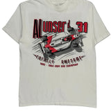 Single Stitch 1992 - 1994 Indy 500 Champion Anvil Graphic T-Shirt - Large White Cotton