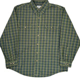 Carhartt Checked Flannel Shirt - XL Blue Cotton