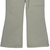 Levis Flared Jeans - 32W UK 10 Grey Cotton Blend