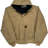 Carhartt J06 Wet Jacket - Large Beige Cotton