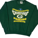 Green Bay Packers Lee Sport Football Sweatshirt - Large Green Cotton