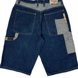 Sean John Denim Shorts - 32W 11L Blue Denim