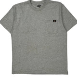 Dickies T-Shirt - Large Gray Cotton