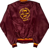 Made In USA Swingster Varsity Jacket - Large Burgundy Nylon