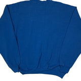 Giants Hanes Football Sweatshirt - 2XL Blue Cotton Blend