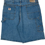 Unbranded Carpenter Shorts - 38W 10L Blue Denim