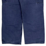 Carhartt Cargo Trousers - 34W 32L Blue Cotton