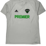 Premier Adidas Football Shirt - Large White Polyester