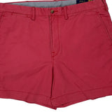 Polo By Ralph Lauren Chino Shorts - 37W 6L Red Cotton