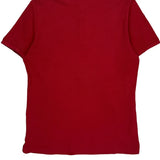 Lacoste Slim Fit Polo Shirt - Large Red Cotton