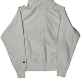 Reverse Weave Champion Hoodie - Small White Cotton