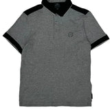 Armani Exchange Polo Shirt - Medium Black Cotton