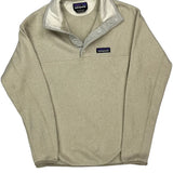 Patagonia Fleece - XS Cream Cotton Blend