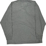 Carhartt Long Sleeve T-Shirt - 2XL Grey Cotton