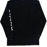 Dickies Spellout Long Sleeve T-Shirt - Small Black Cotton