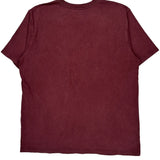 Carhartt T-Shirt - XL Burgundy Cotton
