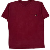 Dickies T-Shirt - Large Red Cotton