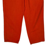 Yes Carpenter Pants - 30W 28L Orange Cotton