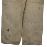 Carhartt Double Knee Carpenter Trousers - 38W 30L Beige Cotton