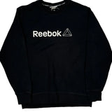 Reebok Sweatshirt - Medium Black Cotton Blend