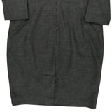 Armani Jeans Polka Dot Sheath Dress - Large Black & White Polyester