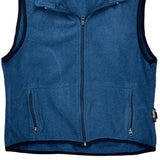 Woolrich Fleece Gilet - Large Blue Polyester
