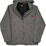 Wrangler Workwear Jacket - Small Gray Cotton