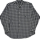 Nautica Checked Shirt - XL Black Cotton