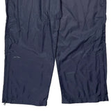 Reebok Track Pants - Large Blue Nylon