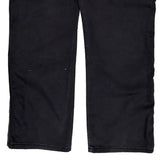 Dickies Carpenter Trousers - 34W 31L Black Cotton
