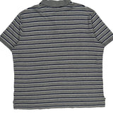 Polo By Ralph Lauren Striped Polo Shirt - Large Gray Cotton