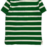 Polo By Ralph Lauren Striped Polo Shirt - Medium Green Cotton