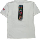 USA 94 Umbro Single Stitch T-Shirt - Large Multicoloured Cotton
