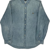 Ralph Lauren Denim Shirt - Large Light Wash Cotton
