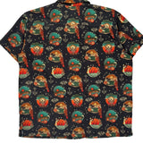 Hurley Graphic Hawaiian Shirt - XL Multicoloured Cotton