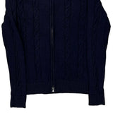 Tommy Hilfiger Zip Up - Small Navy Cotton Blend