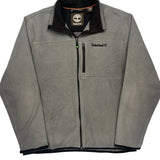 Timberland Fleece Jacket - Large Gray Polyester
