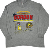 Jeff Gordon Chase Authentics Nascar Long Sleeve T-Shirt - 2XL Gray Cotton