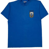 173Rd Airborne Brigade Hanes Graphic T-Shirt - Large Blue Cotton Blend