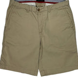 Tommy Hilfiger Chino Shorts - 36W 10L Beige Cotton