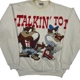 Looney Tunes Cartoon Sweatshirt - Large Multicoloured Cotton