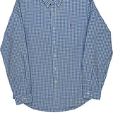 Ralph Lauren Slim Fit Shirt - Large Blue Cotton